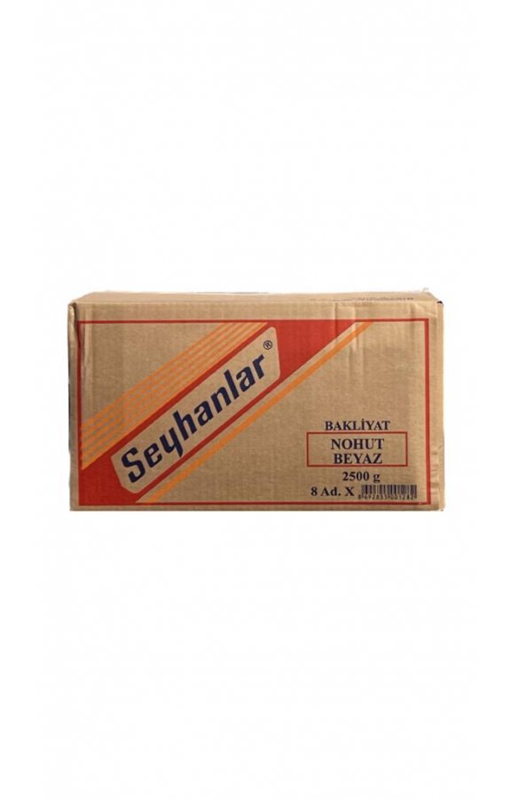 SEYHANLAR BEYAZ NOHUT  (2,500 KG) KOLİ